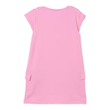 Liu Jo Abito Mezza Manica Tinta Unita con Logo per Neonata KA5017XN ROSA LIU JO 
