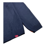 SIVIGLIA maglia girocollo tinta unita con logo Blu notte per Bambino SVJSW16057 BLU NOTTE SIVIGLIA 