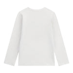 Guess Shirt Girocollo Tinta Unita con Logo per Neonata A5RI01K6YW4X BIANCO GUESS 