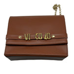 Vicolo Borsa Tinta Unita con Logo E Tracolla per Bambina BRSV MARRONE VICOLO 