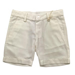 Little Bear Bermuda Tinta Unita con Girovita Regolabile per Neonato 8213 BIANCO LITTLE BEAR 