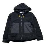 OVER-D felpa con zip e cappuccio tinta unita Nero per Bambino OK1769SFL NERO OVER-D 