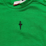 Cesare Paciotti T-Shirt Girocollo Tinta Unita con Stampa per Neonato TS5105B VERDE CESARE PACIOTTI 