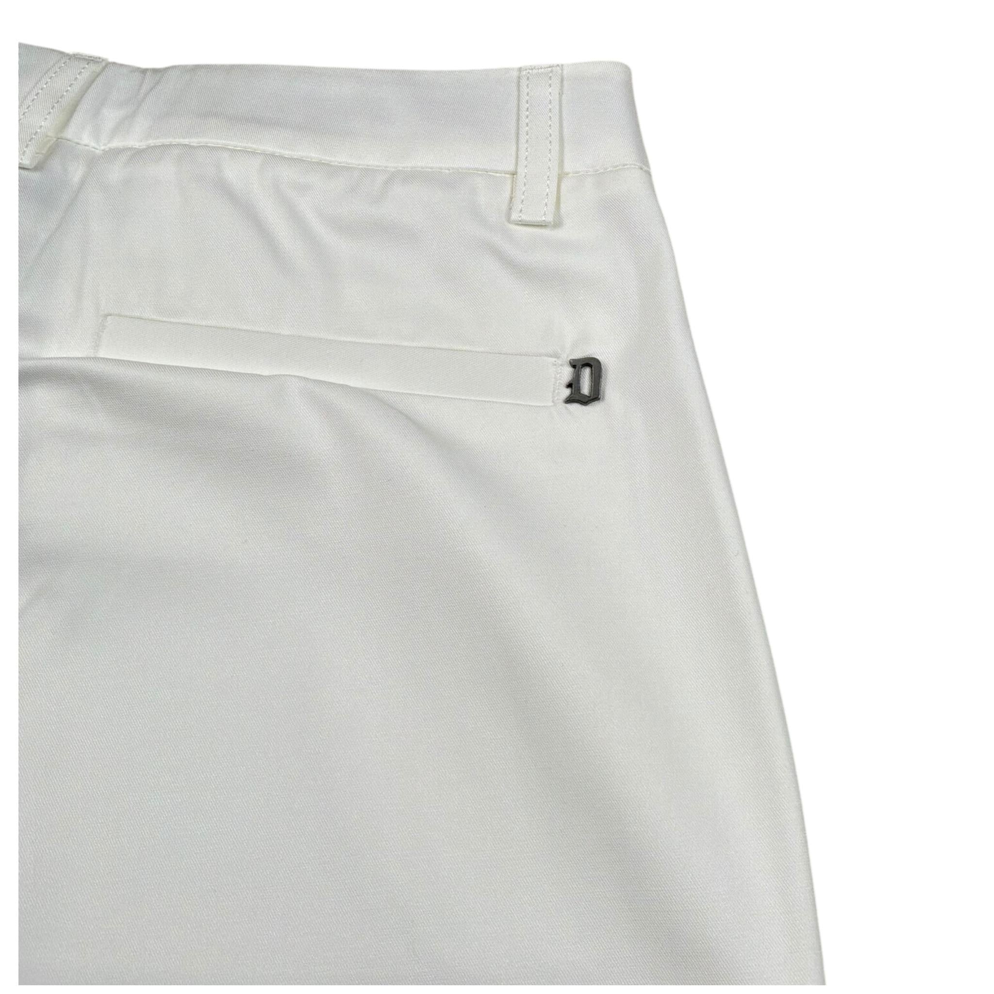 Dondup Bermuda Tinta Unita con Girovita Regolabile per Bambino DMBE014X BIANCO DONDUP 