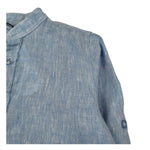 Jeckerson Camicia Manica Lunga Tinta Unita Collo Coreano per Bambino J3897 AZZURRO JECKERSON 