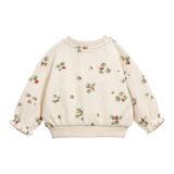 PLAY UP felpa girocollo tinta unita con stampa Panna per Neonato PA022AP11351 PANNA PLAY UP 