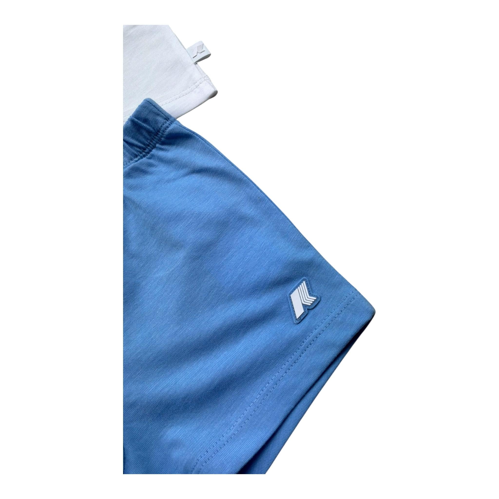 K-Way Completo 2 Pezzi Bicolore T-Shirt-Bermuda per Neonato K2151EW BIANCO/BLU K-WAY 