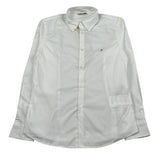 Manuel Ritz Camicia Manica Lunga Tinta Unita con Logo per Bambino MR0263X BIANCO MANUEL RITZ 