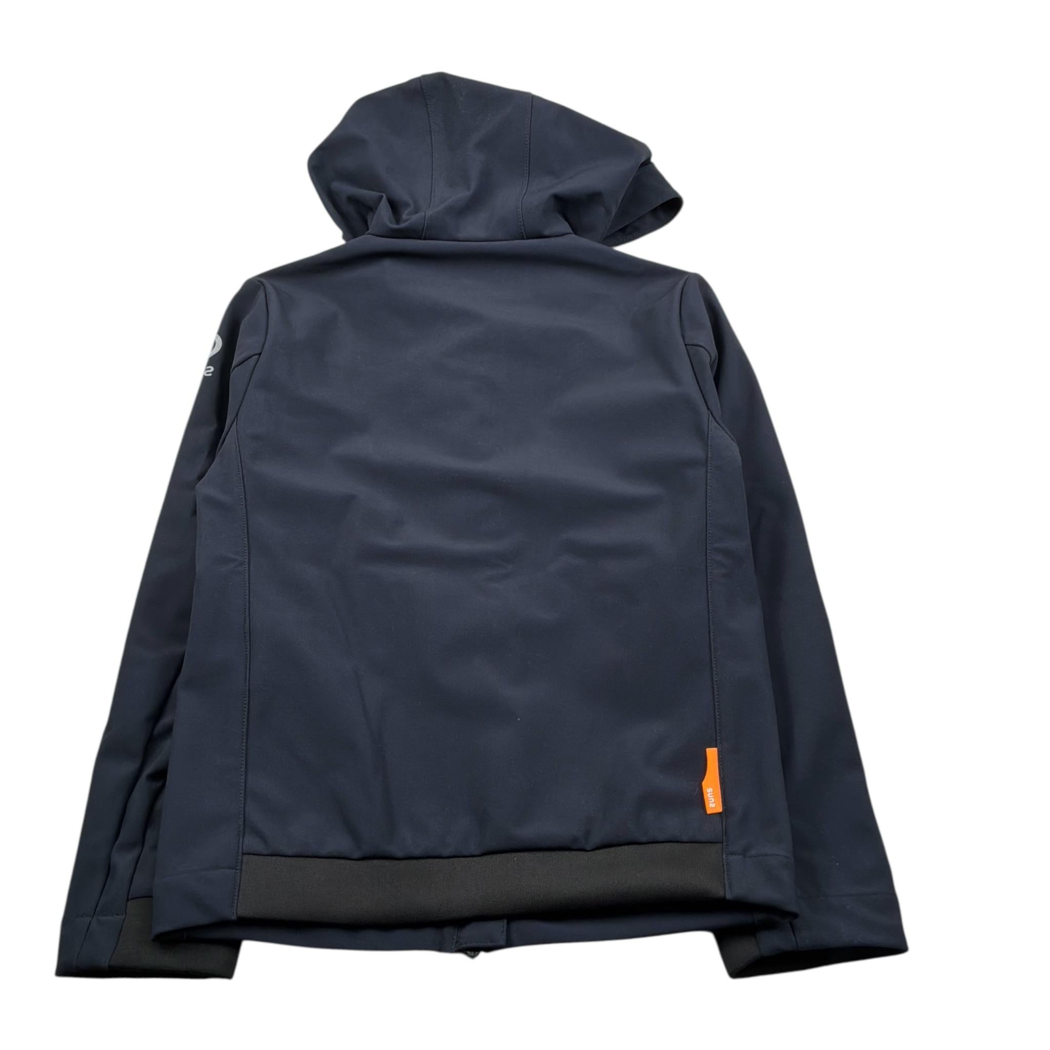 Suns Giubbino tinta unita con Cappuccio Blu per Bambino GBS0102U BLU SUNS 
