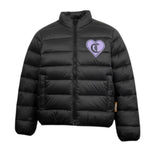 giubbino tinta unita con zip e stampa JGP26019PI NERO JUST CAVALLI 