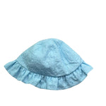 Saint Barth Cappello Tinta Unita Traforato per Neonata 00973L AZZURRO SAINT BARTH 