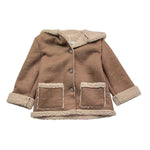 MANUEL RITZ cappottino tinta unita con cappuccio Marrone per Neonato MR2750 MARRONE MANUEL RITZ 