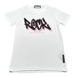 John Richmond T-Shirt Tinta Unita con Stampa per Bambina RGP26109TS BIANCO JOHN RICHMOND 