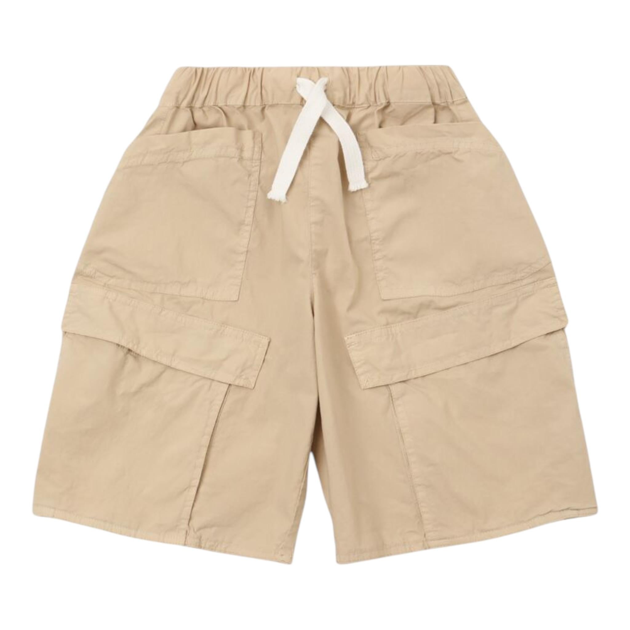 Aspesi Bermuda Tinta Unita con Elastico In Vita per Bambino S25021PBC6063 BEIGE ASPESI 