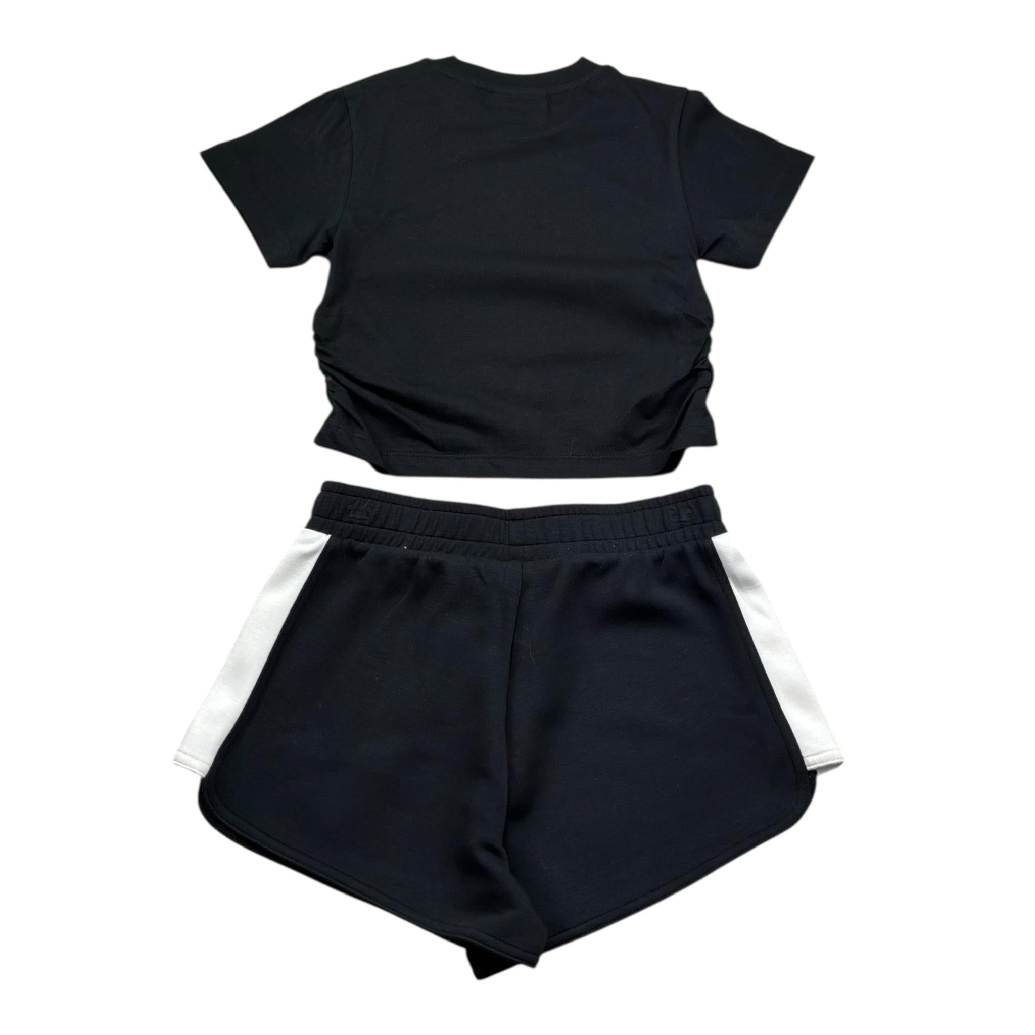 Juicy Couture Completo 2 Pezzi T-Shirt-Short per Bambina JBX655000 NERO JUICY COUTURE 
