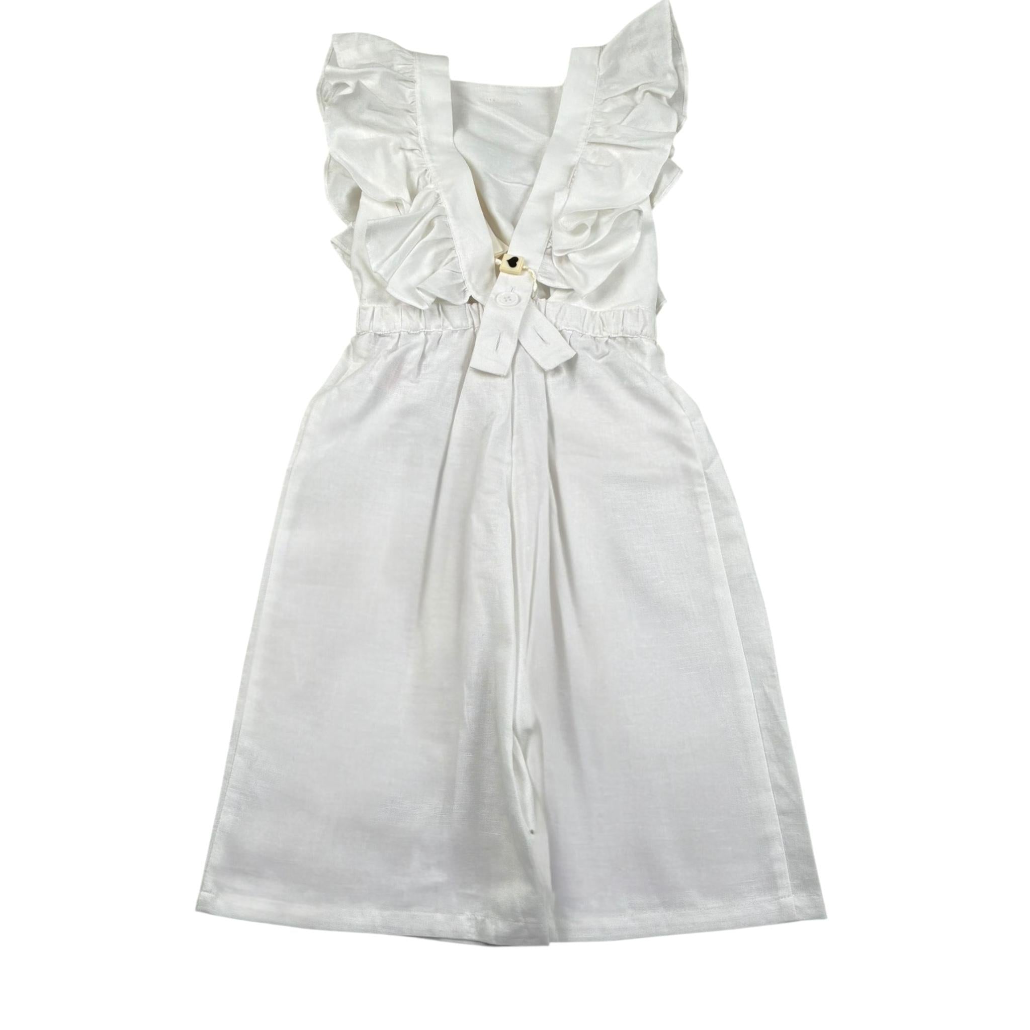 Twinset Tuta Tinta Giromanica Tinta Unita per Neonata 251GJ2405XN BIANCO TWINSET 