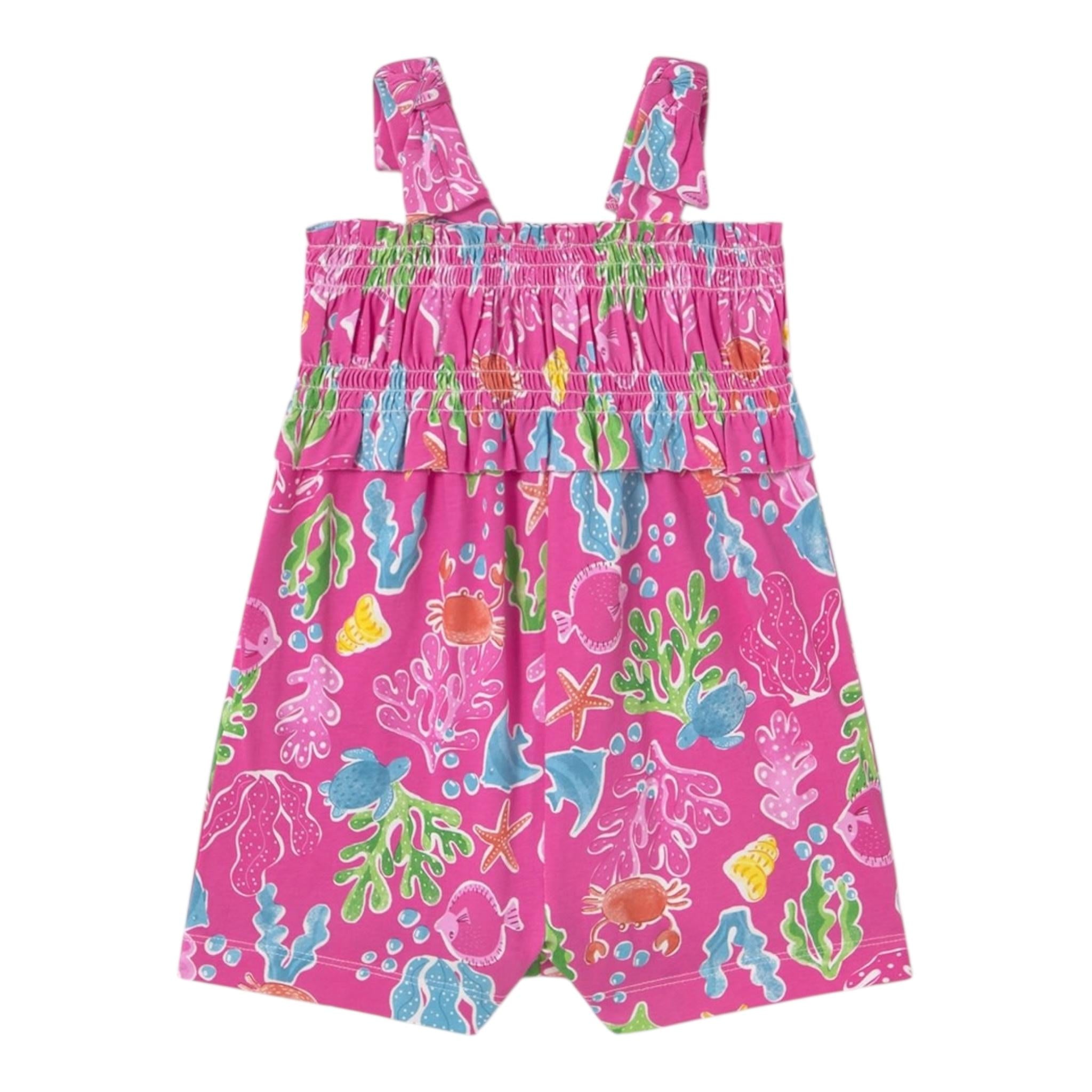 Mayoral Tuta Intera Giromanica Tinta Unita per Neonata 1839X FUXIA MAYORAL 