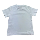 Cesare Paciotti T-Shirt Girocollo Tinta Unita con Stampa per Neonato TSP5155BX BIANCO CESARE PACIOTTI 