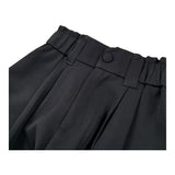 Lu Lu By Miss Grant Short Tinta Unita con Elastico In Vita per Bambina LL3427 NERO LU LU BY MISS GRANT 