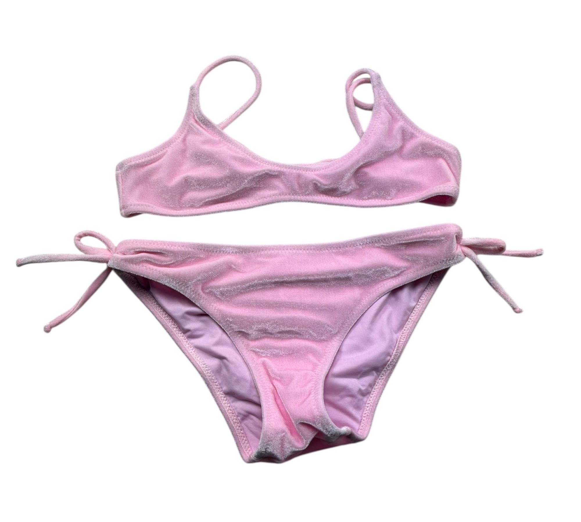 Saint Barth Costume 2 Pezzi Slip-Fascia per Bambina PALO002X ROSA SAINT BARTH 