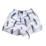 Nosbeachwear Costume Modello Boxer Tinta Unita con Stampa per Bambino P23B BIANCO NOSBEACHWEAR 