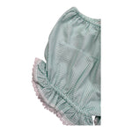 La Stupenderia Culotte Fantasia Quadretti per Neonata V2505721X VERDE ACQUA LA STUPENDERIA 