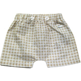Le Bebe Bermuda Fantasia Quadretti per Neonato LBB5292 GIALLO LE BEBE 