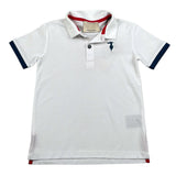 Trussardi Polo Mezza Manica Tinta Unita con Logo per Bambino TBP26006PO BIANCO TRUSSARDI 