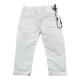 Daniele Alessandrini Pantalone tinta unita con Girovita Regolabile Bianco per Neonato 1295P0869 BIANCO DANIELE ALESSANDRINI 
