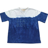 Trussardi T-Shirt Girocollo Bicolore per Bambino TBP26118TS BIANCO/BLU TRUSSARDI 