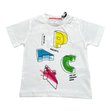 Cesare Paciotti T-Shirt Girocollo Tinta Unita con Stampa per Neonato TSP3116B BIANCO CESARE PACIOTTI 