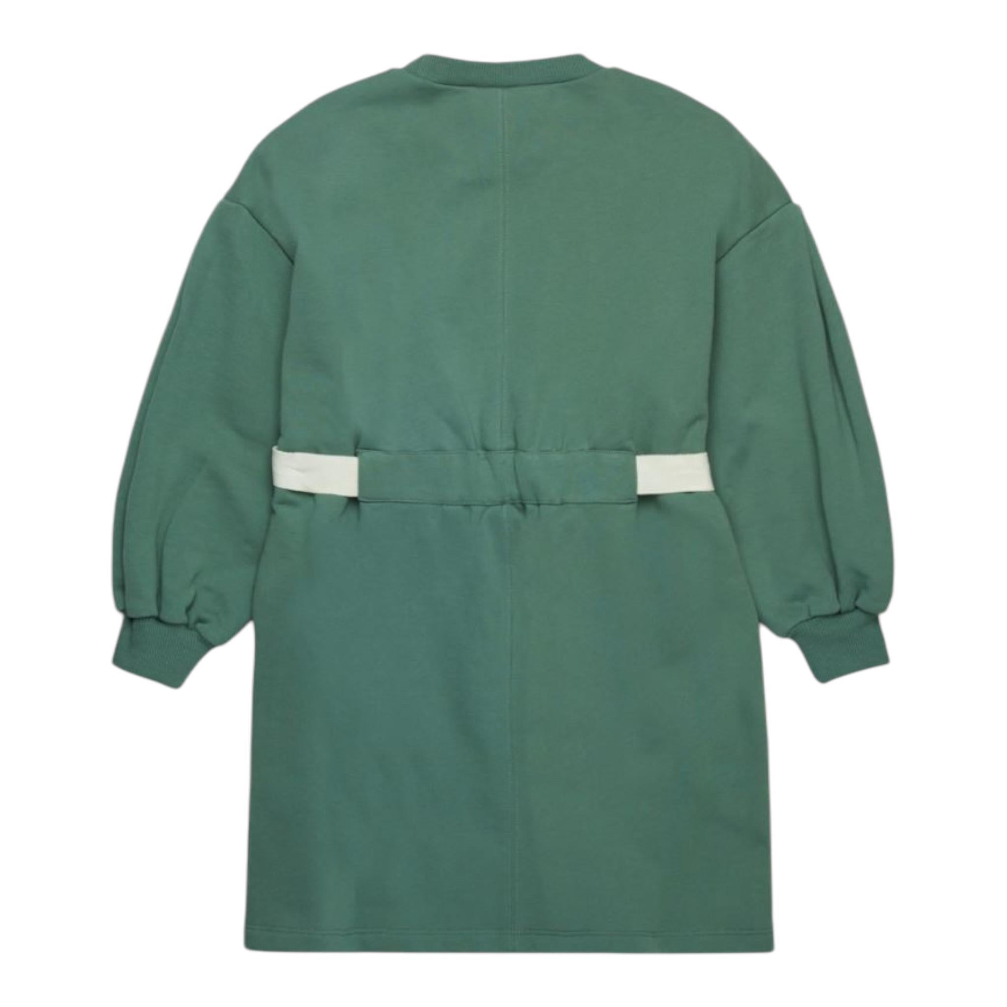 MAX&Co. abito in felpa tinta unita manica lunga Verde per Bambina MX0043 VERDE MAX&Co. 