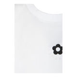 STELLA McCARTNEY t-shirt girocollo tinta unita con stampa in contrasto Bianco per Bambina TV8C41 BIANCO STELLA McCARTNEY 
