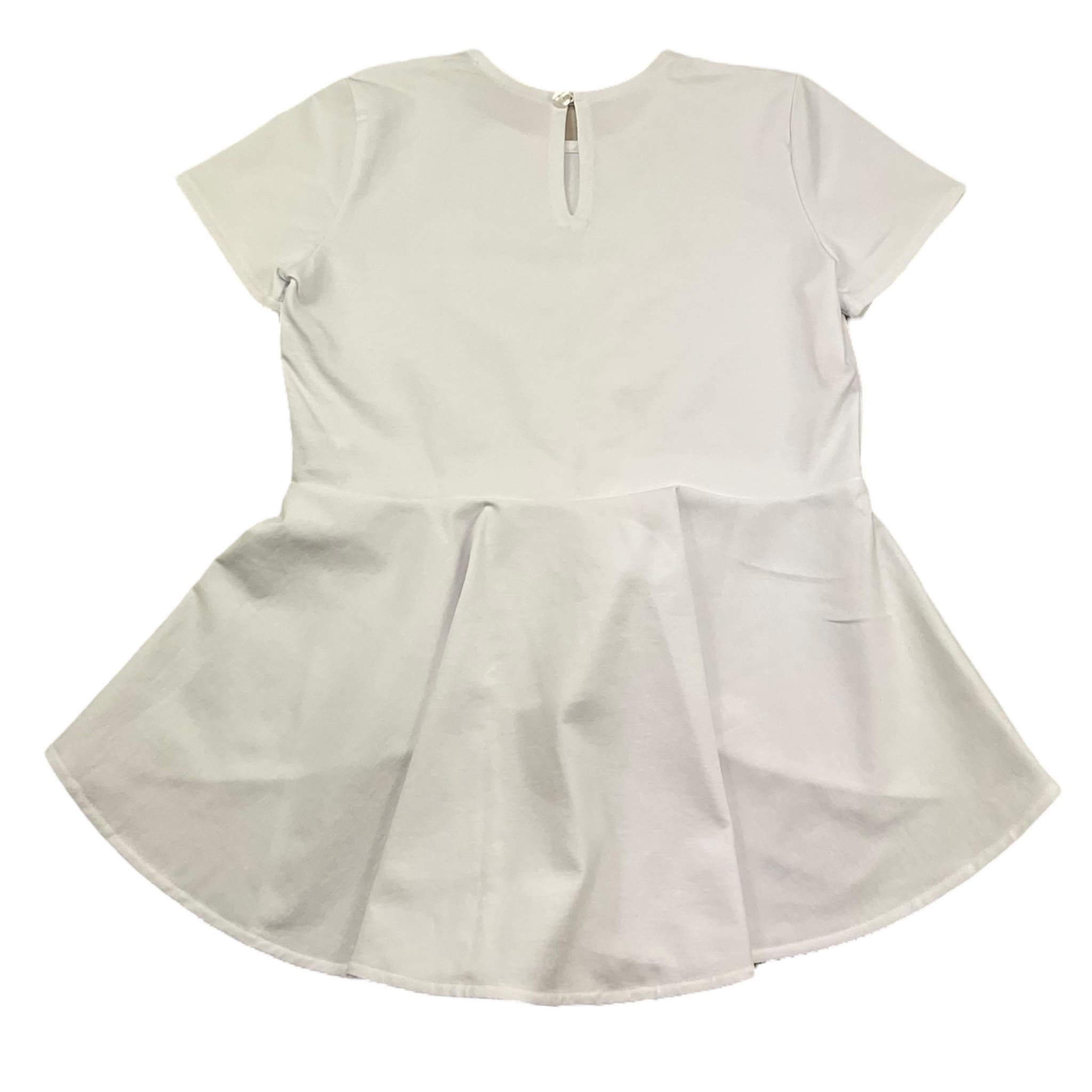 @Madilly T-Shirt Girocollo Tinta Unita per Bambino MALENA BIANCO @MADILLY 