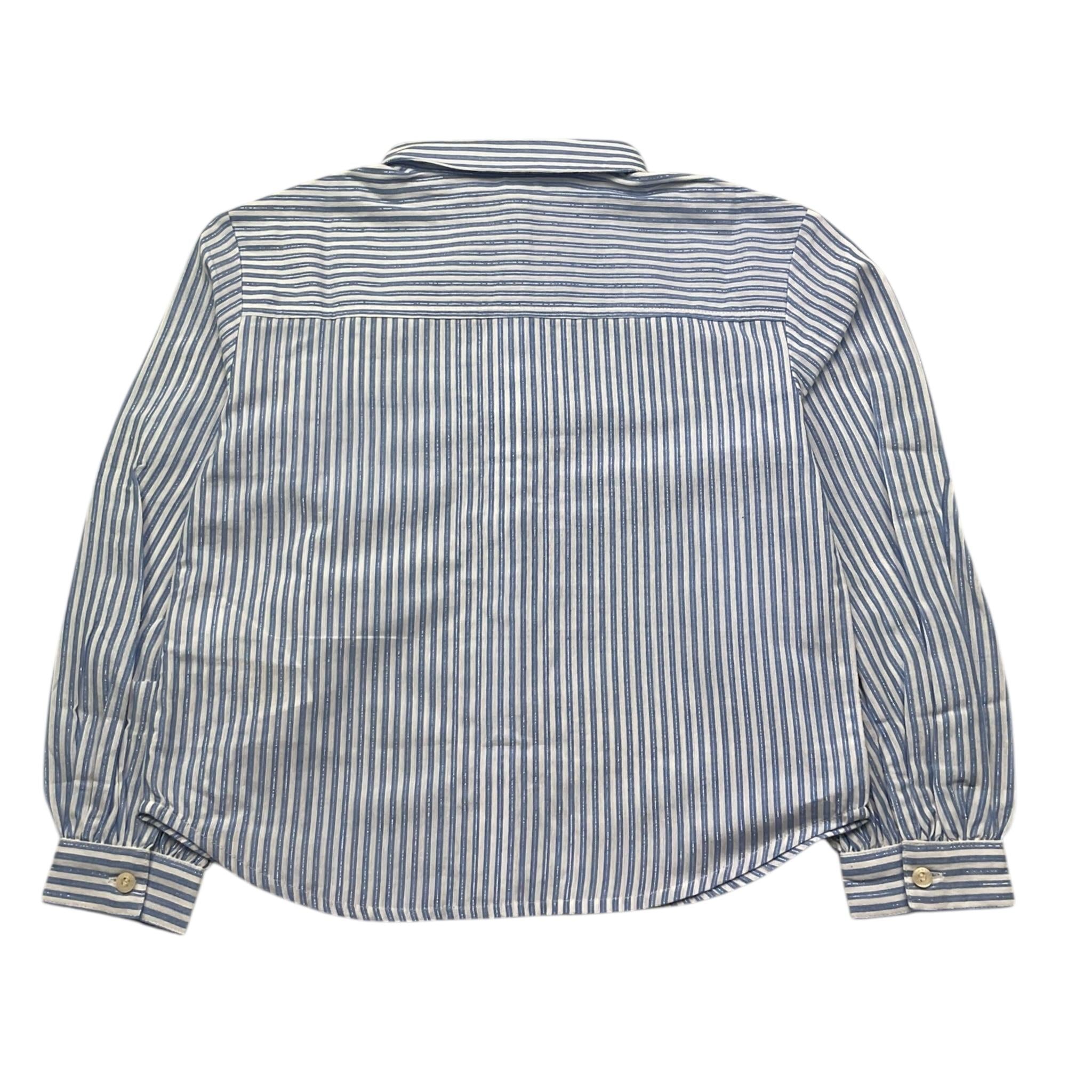 Tommy Hilfiger Camicia Manica Lunga Fantasia A Righe per Bambina KG0KG07622 BIANCO/AZZURRO TOMMY HILFIGER 