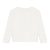 BillIEBLUSH shirt girocollo tinta unita con paillettes Bianco per Neonata U20484 BIANCO BillIEBLUSH 