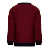 ETRO maglia girocollo tinta unita con ricami in contrasto Bordeaux per Bambino GV9P30 BORDEAUX ETRO 