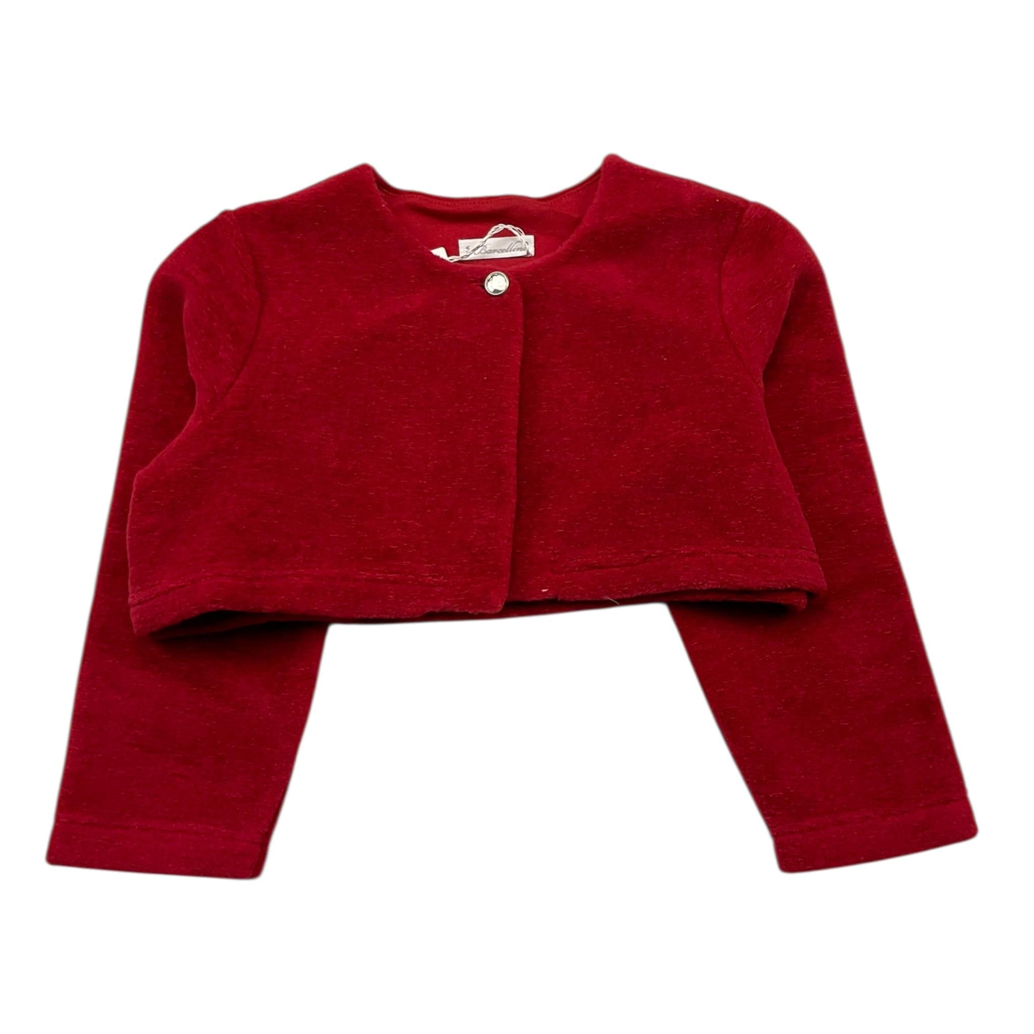 BARCELLINO coprispalle tinta unita Rosso per Bambina 115713J ROSSO BARCELLINO 