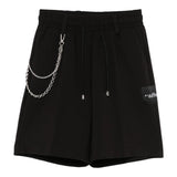 John Richmond Bermuda Tinta Unita con Elastico In Vita per Bambino RBP25226BEX NERO JOHN RICHMOND 