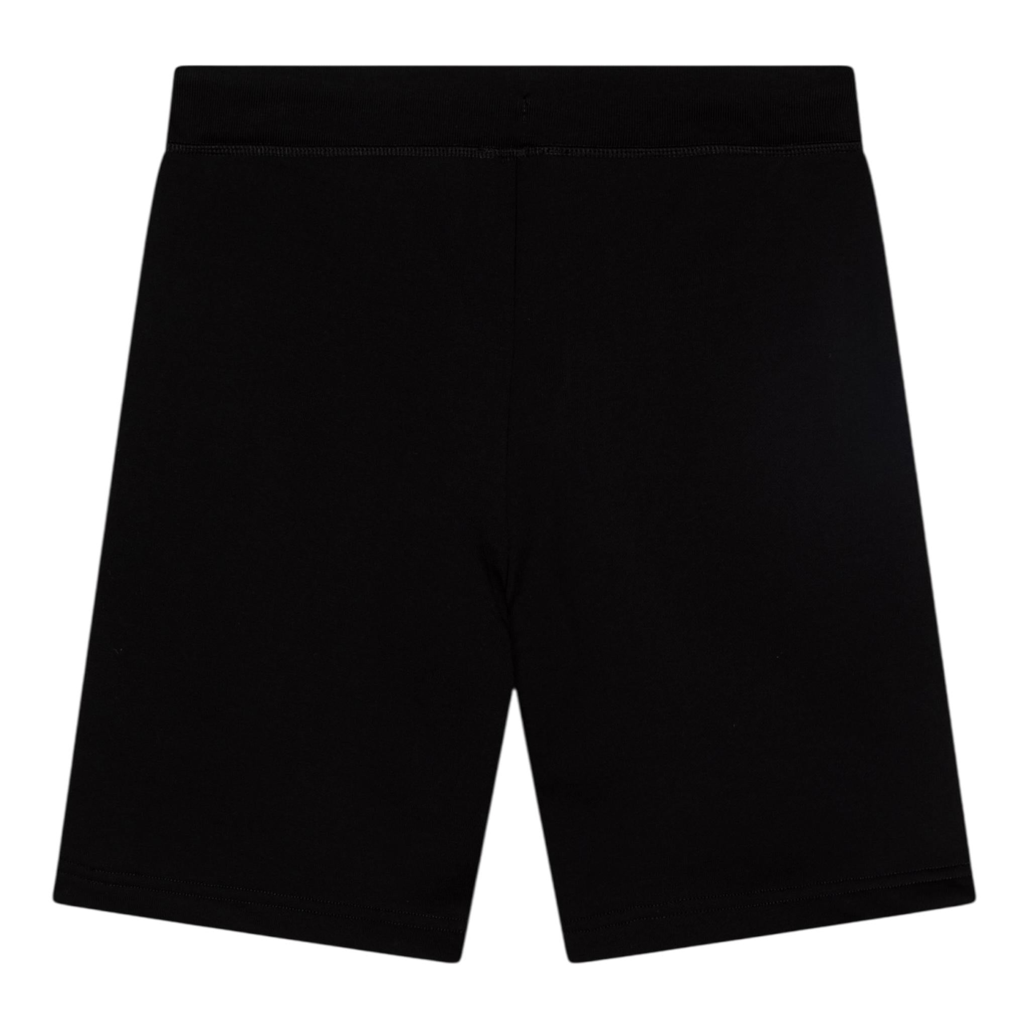 Dsquared2 Bermuda In Tuta Tinta Unita con Stampa per Bambino DQ2738X NERO DSQUARED2 