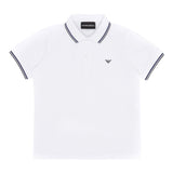 Emporio Armani Polo Mezza Manica Tinta Unita per Bambino 8N4FB3X BIANCO EMPORIO ARMANI 