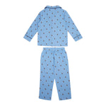 Ralph Lauren Completo 2 Pezzi Pigiama Shirt-Pantalone per Bambino 9P0137 AZZURRO RALPH LAUREN 