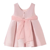 Abel & Lula Abito Cerimonia Tinta Unita Giromanica per Neonata 50098 ROSA ABEL & LULA 