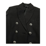 Daniele Alessandrini Giacca Tinta Unita Doppiopetto per Bambino 1235J00060 NERO DANIELE ALESSANDRINI 