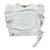 Shopart Top In Pizzo tinta unita Bianco per Bambina 023023 BIANCO SHOPART 