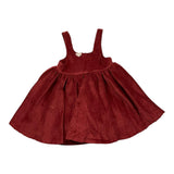 LALALU' salopette tinta unita in velluto Rosso per Bambina SLTL70LB ROSSO LALALU' 