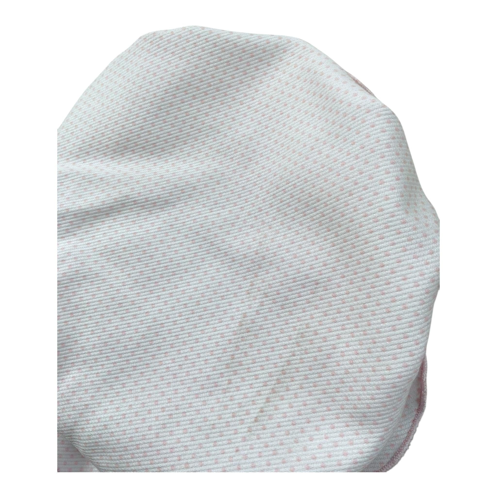 La Stupenderia Cappello Tinta Unita con Fantasia A Pois per Neonata TBCP84 ROSA LA STUPENDERIA 