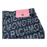 John Richmond Short In Denim Logato per Bambina RGP25122SH BLU JOHN RICHMOND 