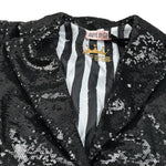 Aniye By Girl Giacca Paillettata tinta unita Nero per Bambina 032464 NERO ANIYE BY GIRL 
