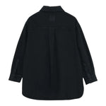 DOU DOU camicia manica lunga tinta unita con tasche Blu per Bambino DV2P27 BLU DOU DOU 